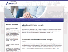 Tablet Screenshot of advanet.sk
